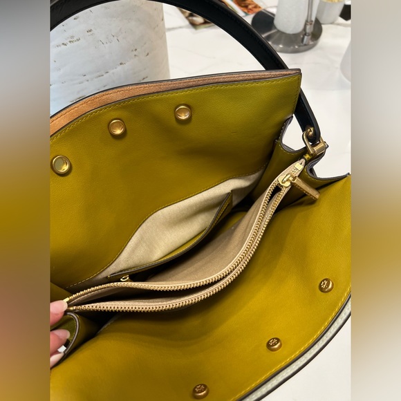 Tory Burch Lee Radziwill Double Bag Brown Leather Purse - Handbags for Women - Picture 7 of 13